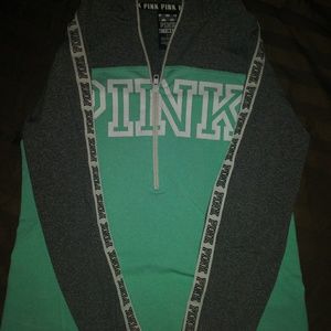 Victoria secret half zip up euc